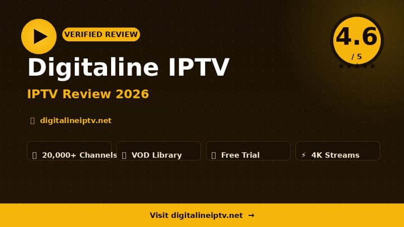 Digitaline IPTV Review 2026 – Is It Worth It?