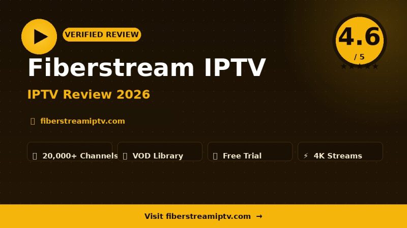 Fiberstream IPTV Review 2026 – Is It Worth It?