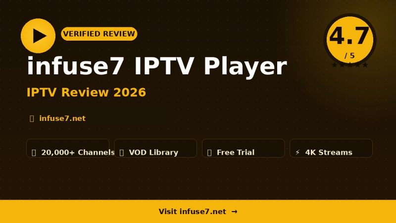 infuse7 IPTV Player Review 2026 – Is It Worth It?