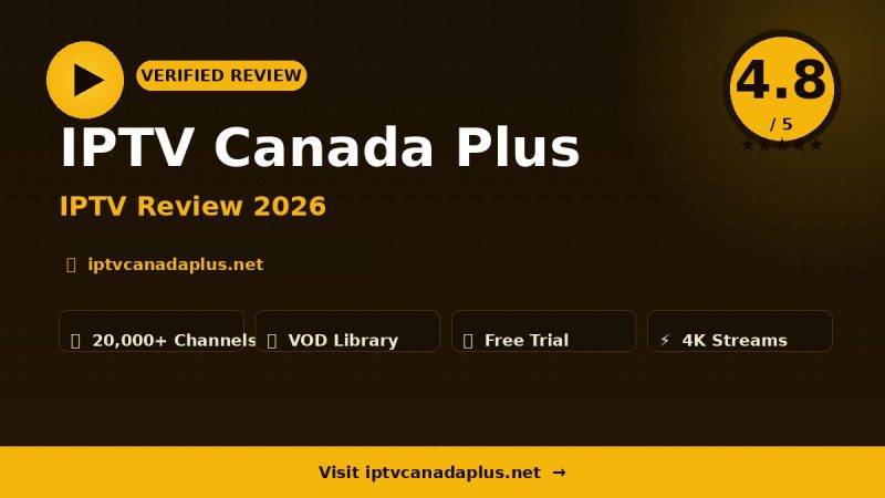 IPTV Canada Plus Review 2026 – Is It Worth It?