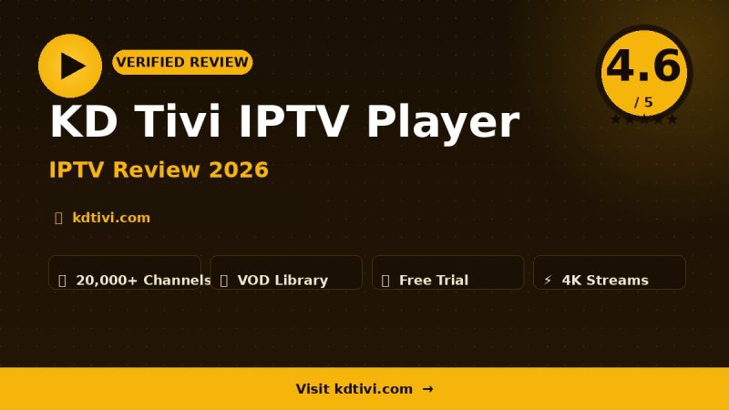 KD Tivi IPTV Player Review 2026 – Is It Worth It?