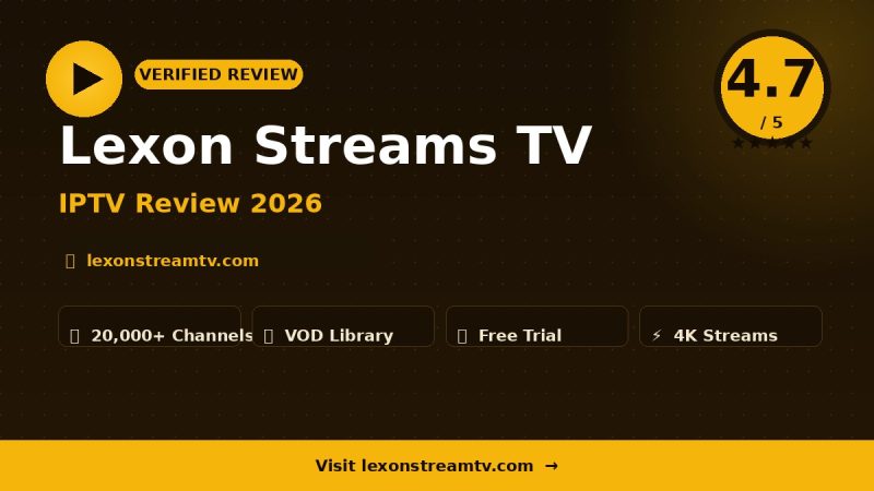 Lexon Streams TV Review 2026 – Is It Worth It?