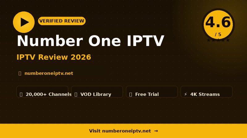 Number One IPTV Review 2026 – Is It Worth It?
