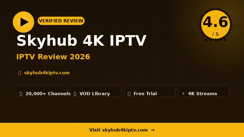 Skyhub 4K IPTV Review 2026 – Is It Worth It?