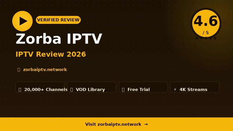 Zorba IPTV Review 2026 – Is It Worth It?