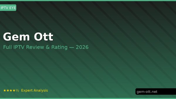 Gem Ott Review 2026 — Channels, Pricing & Honest Rating