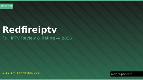 Redfireiptv Review 2026 — Channels, Pricing & Honest Rating